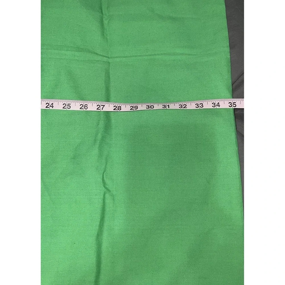 Karma Living Multicolor‎ Green Festive Tablecloth 60 X 70 100% Cotton Tassels